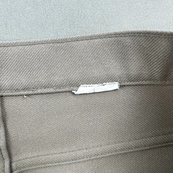 Vintage Levis Sta-Prest Pants Mens 38 Tan Khaki Straight Leg Dress Slacks 90s - Picture 8 of 13